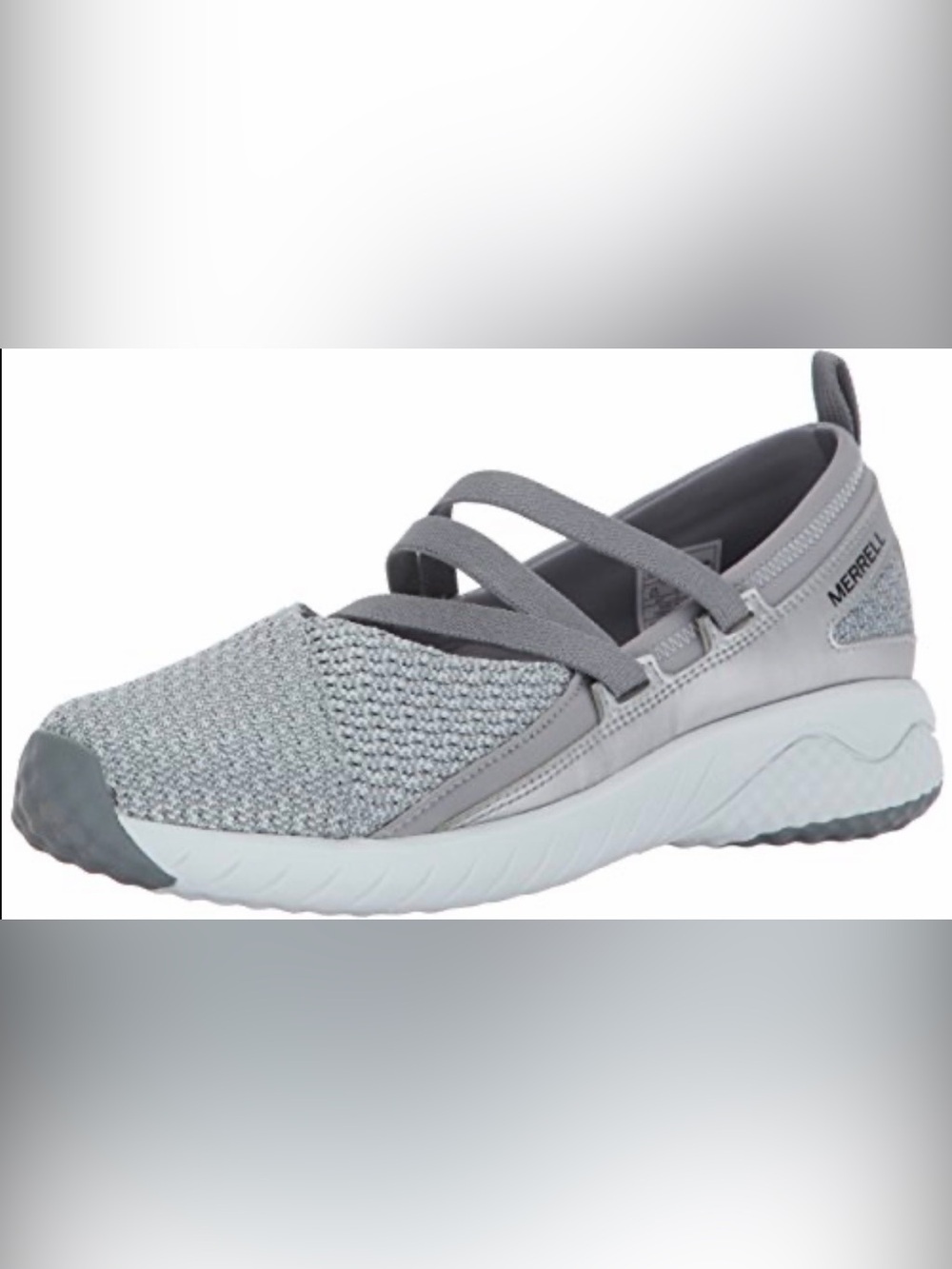 Merrell Women's Gray Knit Slip-On Mary Jane Loafer